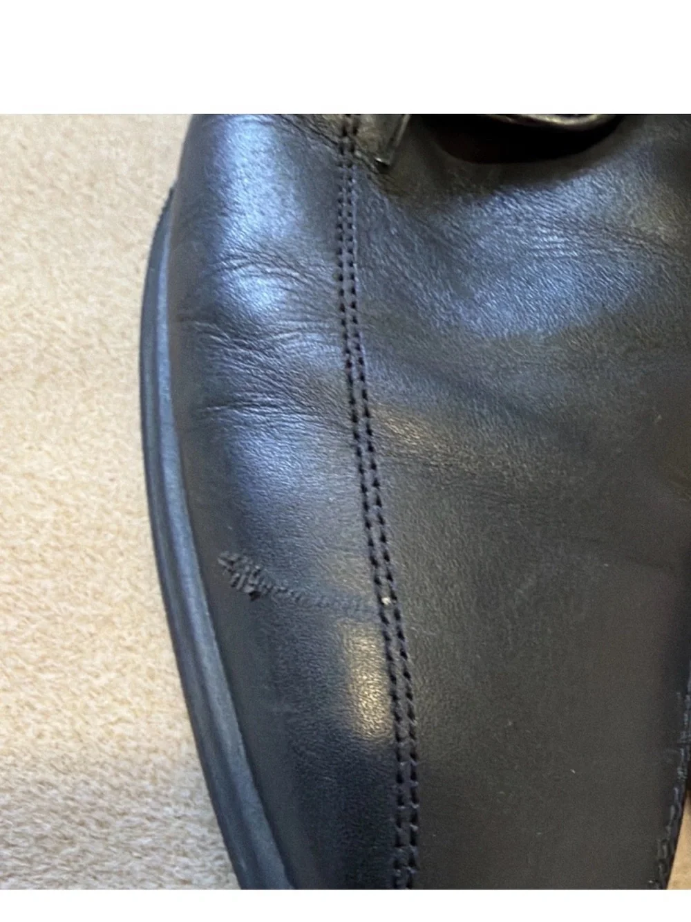 Camel Active Men's Black Leather Lace-Up Dress Shoes 9.5 Good condition